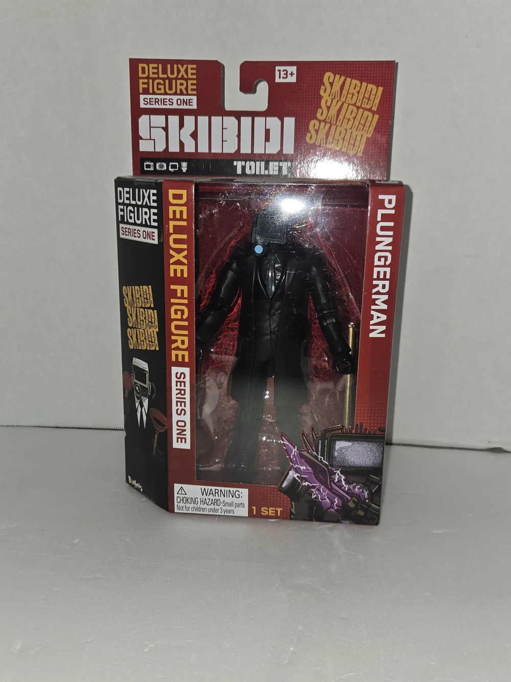 SET OF 4! Skibidi Toilet Deluxe Figure TV Woman Speakerman Cameraman Plungerman